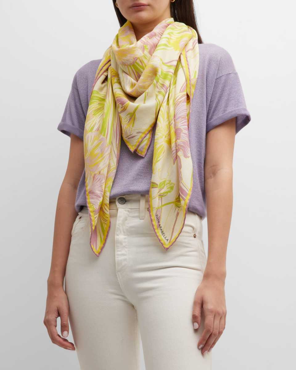 Iris Cashmere-Blend Scarf